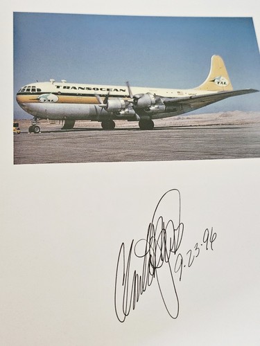 Propliners Airplane Book By Clinton Groves 1994 *Signed* Pub By Motorbooks Intl - Picture 3 of 4