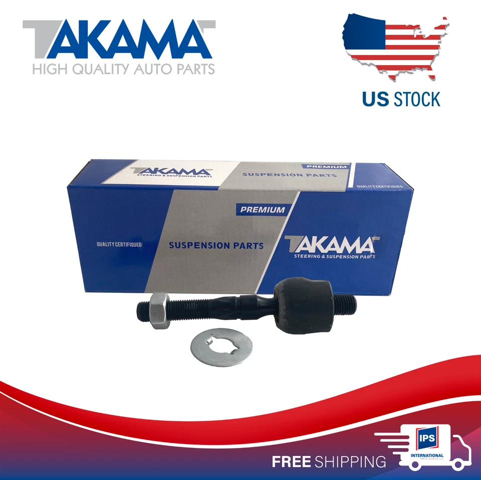 4pcs Front Inner Tie Rod Ends+ stabilizer links For 2005-2012 ACURA RL - Image 3 of 4