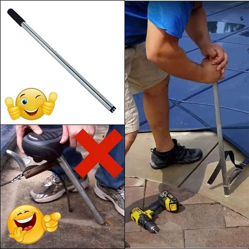 Werkzeug für Poolabdeckung, Poolabdeckungsentfernungs-Installationsstange, 3925 - Afbeelding 3 van 6