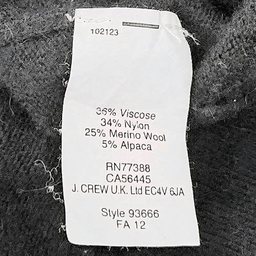 J. Crew Dress, Basic Black Merino Alpaca Wool, Traditional Classic Flattering /S - Picture 7 of 8