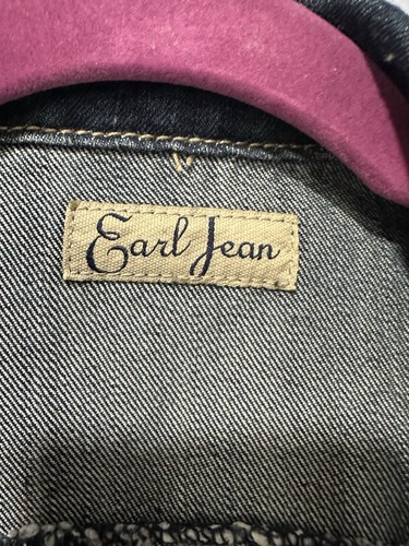 EARL Jean Denim Jacket Women’s Size Large - Picture 3 of 7