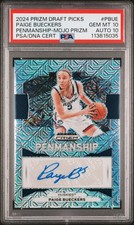 2024 Panini Prizm Paige Bueckers Auto /25 MOJO Prizm PSA 10 GEM MINT AUTO 10