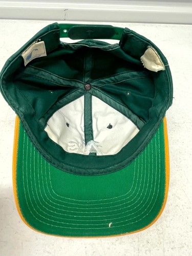 Vintage Oakland A’s MLB Snapback Hat GrossCap 90s Green Yellow Baseball Cap - Bild 6 von 8