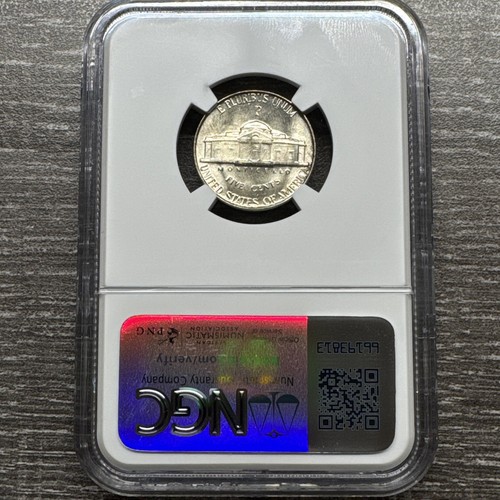 1945-P/P Jefferson Nickel 5c NGC MS66 VP-009 RPM West - Picture 5 of 5