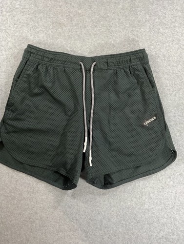 Legends Luka Mesh Shorts Mens Medium black 5 Inch Inseam Lined 2091