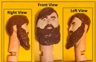 Paul Bunyan bearded head for customizing repair replacement Marx Johnny West