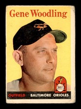 1958 Topps #398 Gene Woodling  G/VG X2681786
