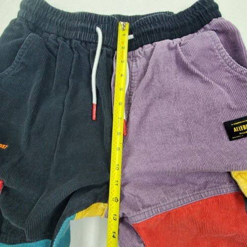 Coursemys Aelfric Eden Color Block Patch Corduroy Drawstring Pants Mens XL - Picture 10 of 13