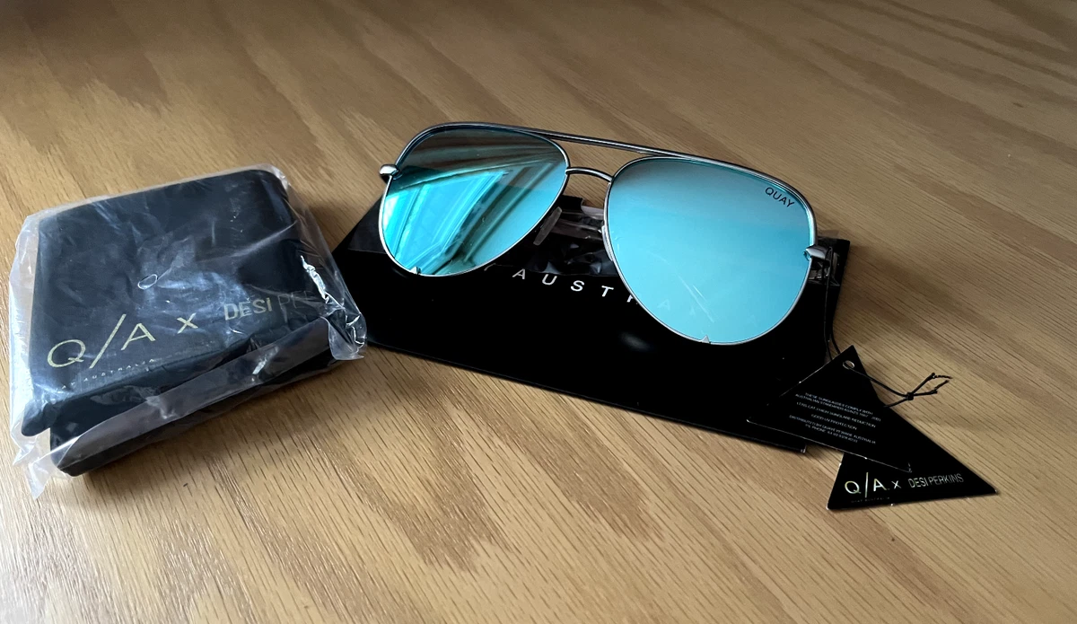 Quay Silver Mirrored Sunglasses for Women for sale | eBay display picture 1