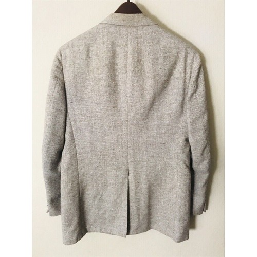 Giacca cappotto sportivo uomo KUPP Kuppenheimer tweed marrone taglia 32 lunghezza - Foto 10 di 11