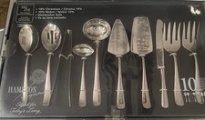 HAMPTON Signature 10 Piece Large Hostess Serving Set 18/10 Stainless NEW