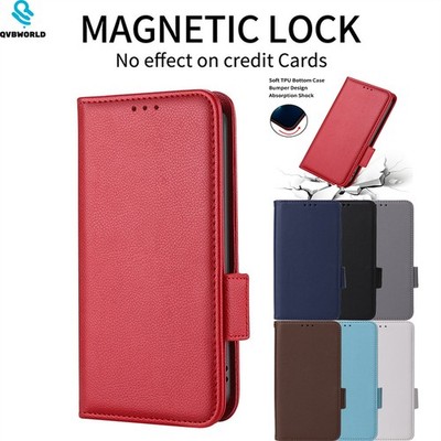 Flip Leder Handy Hülle für Xiaomi Redmi Note 14 13 12R 12 11E 10 9 Wallet Cover