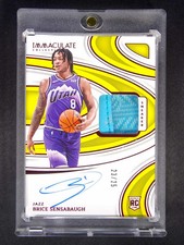 2023-24 Immaculate Brice Sensabaugh RC Auto Sneaker Swatch Patch Red #23/25