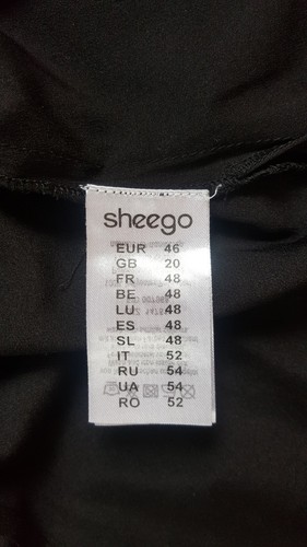 Damen Bluse Sommer Schwarz Gr.46  sheego Trend - Bild 3 von 8