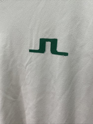 Men’s NWT J. Lindeberg White Golf Logo Sweater Size XXL - Picture 2 of 8