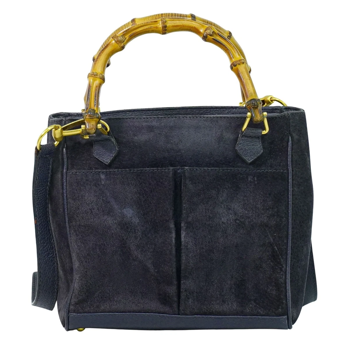 Gucci Bamboo Suede Exterior Small Bags & Handbags for Women for