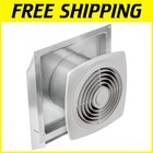 200 CFM Exhaust Fan with 8" Blade - In-Wall Ventilation Solution in White