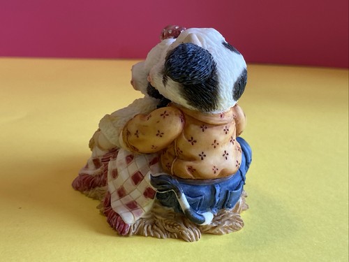  Estatuilla de vaca Marys Moo Moos 1995 retirada Hey Lets Cuddle 142867 girasoles 3" - Imagen 2 de 6