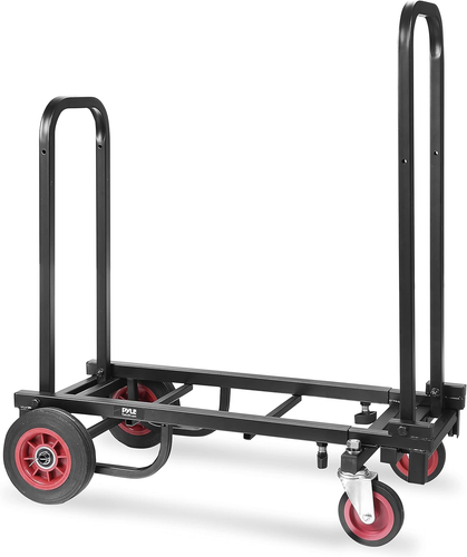 Heavy-Duty 8-in-1 Folding Adjustable Equipment Cart with R-Trac Wheels - Picture 9 of 12