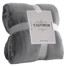 Lightgrey Throw Blanket Soft Plush Cozy Fleece Flannel Blanket 50x60