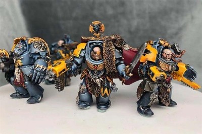 Wolf Guard Terminators Figures Warhammer 40k Space wolves ProPainted Miniatures