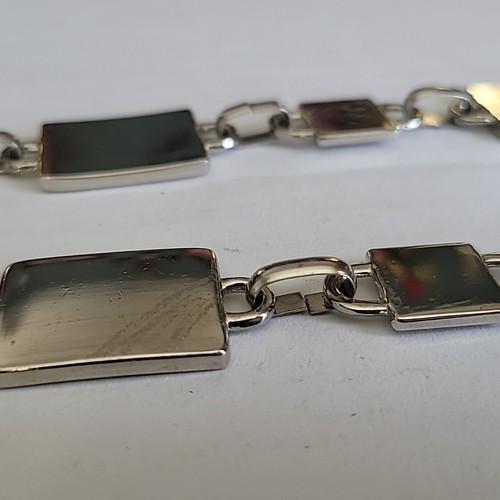 Chico's Belt Chains Link Silver Tone Adjustable Size 26 - Picture 8 of 15