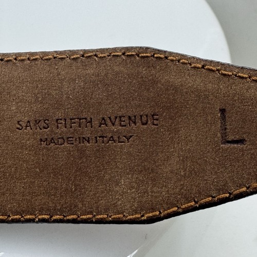 Vintage Saks Fifth Avenue Genuine Leather Belt – Made in Italy – Heart Concho - Picture 9 of 10