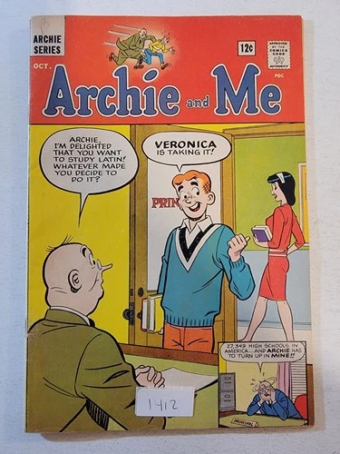 Archie and Me #1 FN/VF シルバーエイジ アーチーコミックス 1964 ハイグレード - 画像11/11