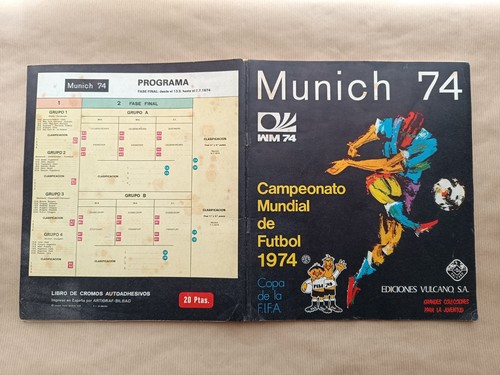 Vulcano Panini World Cup Munich 74 Completo Cruyff Beckenbauer Muller Eusebio - Imagen 1 de 24