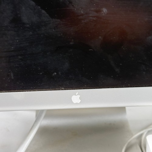 Apple Cinema Display Model A1096 20 Inch LCD Monitor Aluminum  w/ Power Adapter - Picture 3 of 14