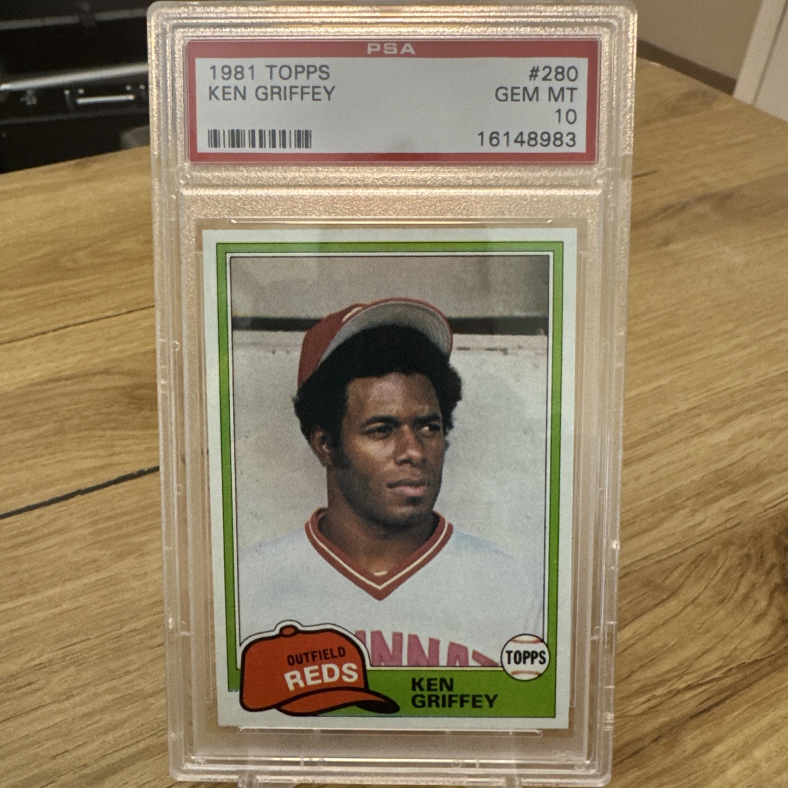 1981 Topps Baseball #280 Ken Griffey PSA 10 GEM MINT Cincinnati Reds