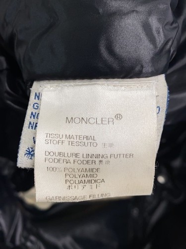 MONCLER O BLK 41313 Jacket Coat black wool from Japan _006 - Picture 4 of 6