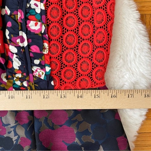 BODEN Woman Dress Red and Black Sheath Mini Dress Sleeveless Crew Neck Size 8 - Picture 11 of 12