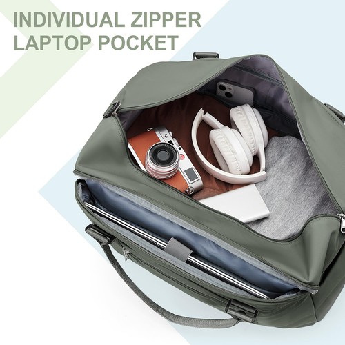 Weekender Bags for Women, Travel Duffle Bag with Laptop Pocket, Carry on Over... - Picture 5 of 8