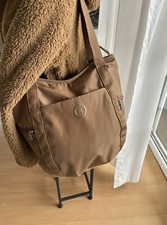 BOGNER Verbier Aria, Nylon Schultertasche, Handtasche Braun Beutel Bag