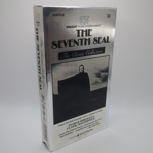The Seventh Seal by Ingmar Bergman (VHS, Janus Collection, 1987)