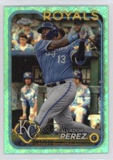 2024 Topps Chrome Logofractor Edition Aqua Refractor 87/199 Salvador Perez 0ne9