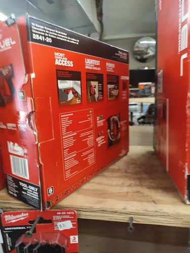 Milwaukee 2541-20 M12 FUEL 12-Volt Lithium-Ion Brushless Cordless 18-Gauge 1-1/2 - Picture 3 of 3