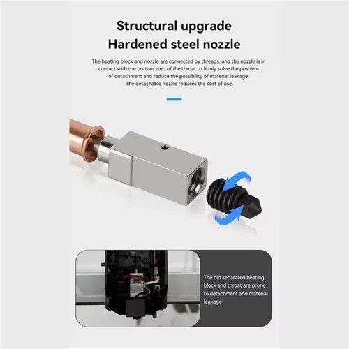 24V 60W Ceramic Heating Upgraded Hotend für Anycubic Kobra 3/3 Combo 3D Drucker - Afbeelding 14 van 19