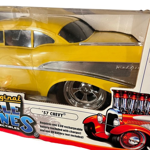 Vintage Action Muscle Machines 57 Chevy Die Cast 1:8 Scale Radio Control RC Car - Picture 10 of 10
