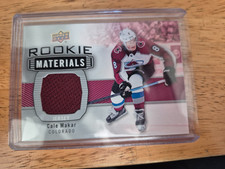 2019 Upper Deck Rookie Materials Cale Makar #RM-CM