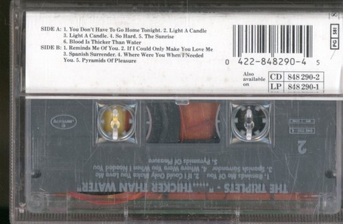 Triplets Thicker Than Water cassette UK Mercury 1991 cassette 8482904 - Picture 2 of 2