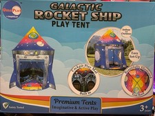 WillingHeart Rocket Ship Play Tent for Kids, Astronaut Spaceship Space Themed...