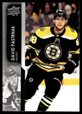 2021-22 Upper Deck #267 David Pastrnak Boston Bruins Hockey Card