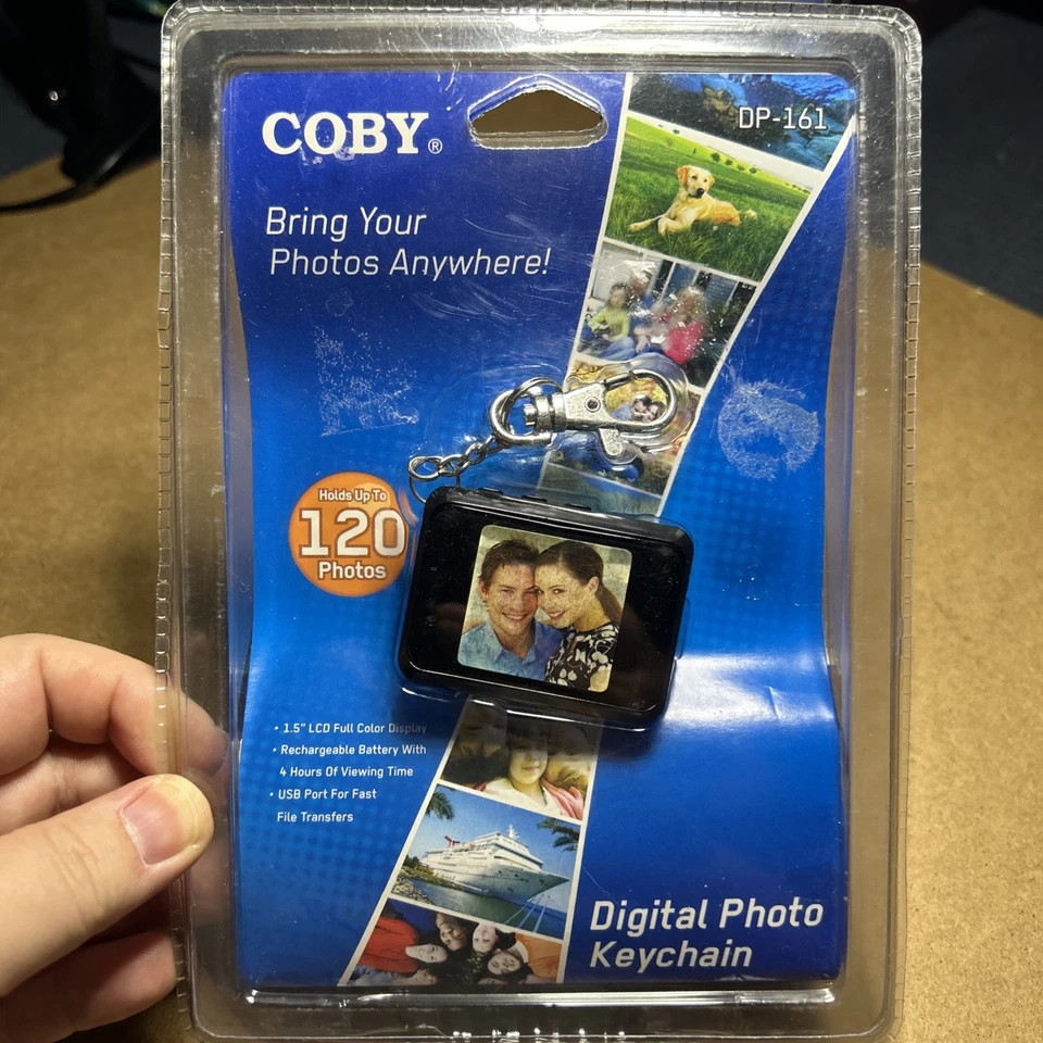 Sealed 2007 Black DP KEY  COBY  Digital Keychain PC Interface USB  1.5LCD Color - Image 2 of 4