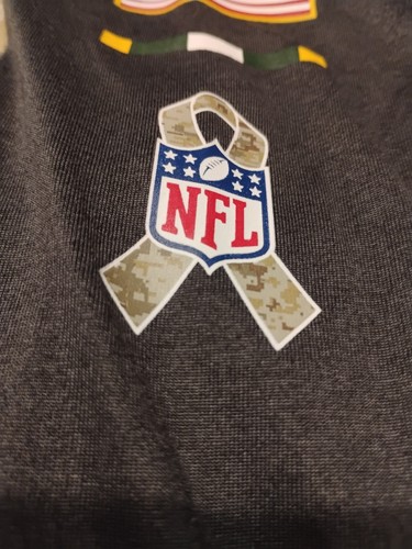 Green Bay Packers Nike Camouflage Dri-Fit 3/4 Sleeve Shirt Medium Men's - Picture 9 of 14