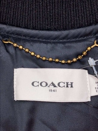 Coach Stadionjacke mit Etikett VARSITY 2 Wolle rot uni 224805JDC1 23136 gebraucht - Bild 3 von 5