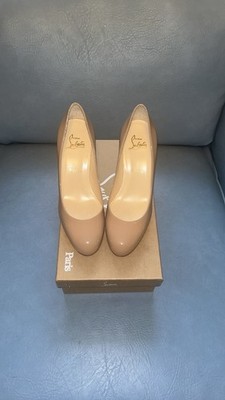  Send Ur Price?   CHRISTIAN LOUBOUTIN  Simple Pump 70 Patent Calf-Nude 6248  