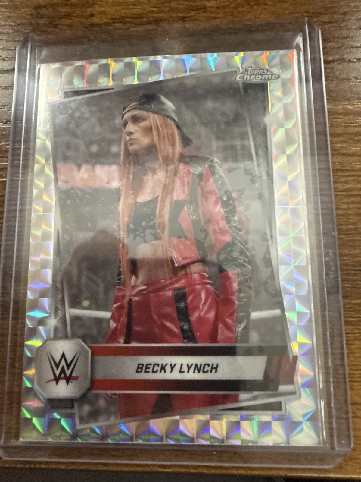 2025 Topps Chrome WWE - Becky Lynch #133 Geometric Refractor