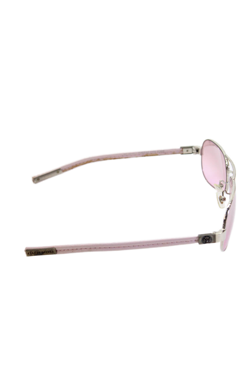 Chrome Hearts Womens Metal Frame Little Red Riot Sunglasses Pink thumbnail 2